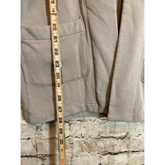 Free Fly Sweater Womens Small Bamboo Gray Open Front Cardigan Pockets Capsule - Picture 9 of 13